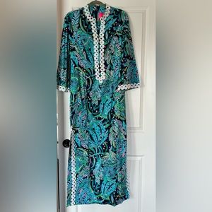 *Brand New* Lilly Pulitzer Shealyn Dress Size 8. Low Tide Navy Print. NWT